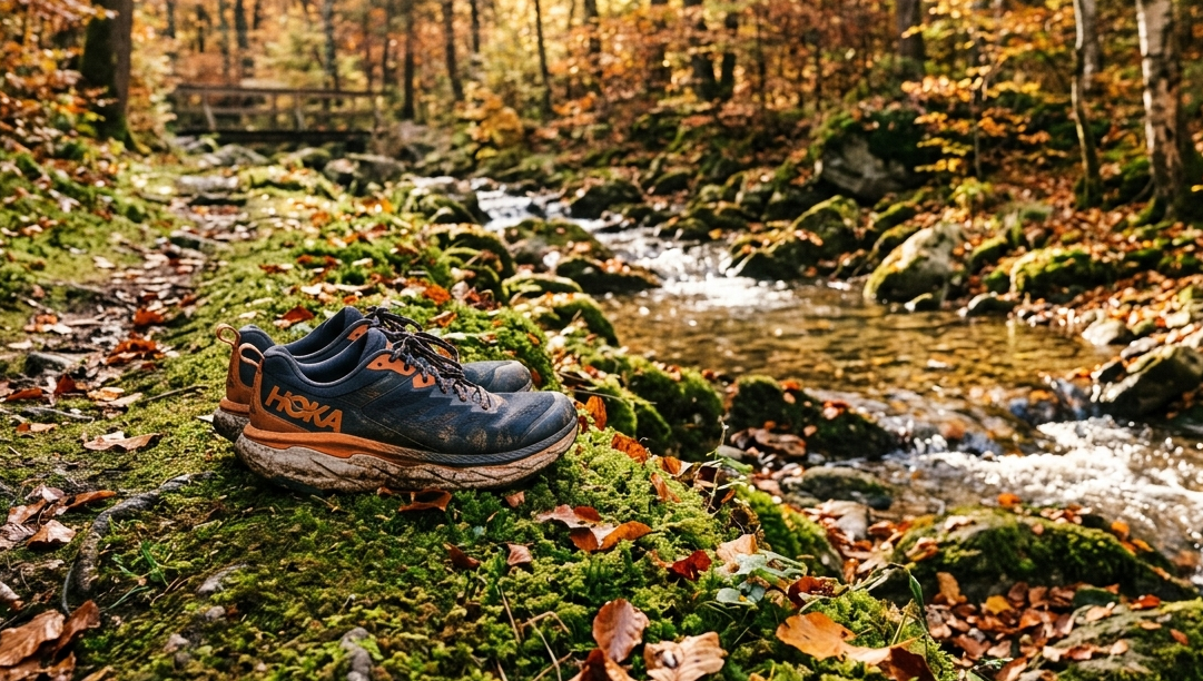 Morgenlauf am Flussufer